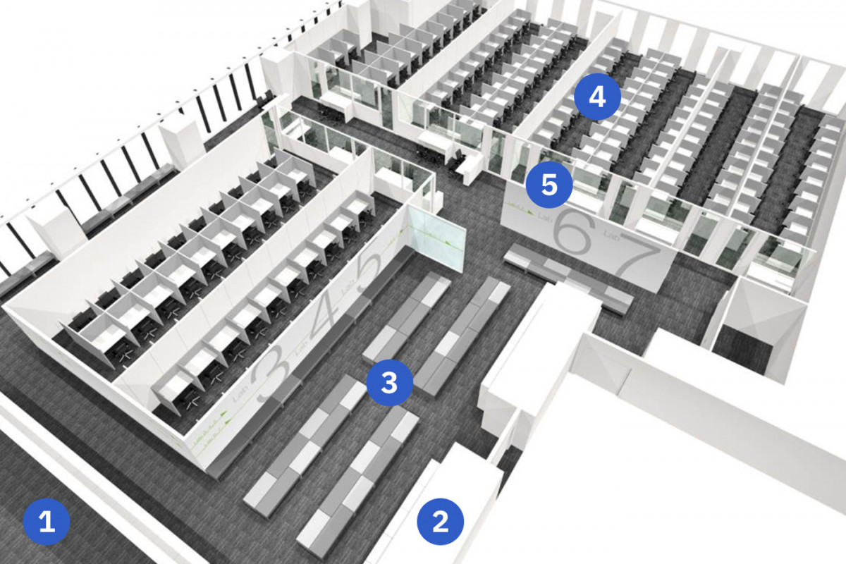 Prometric Test Center map